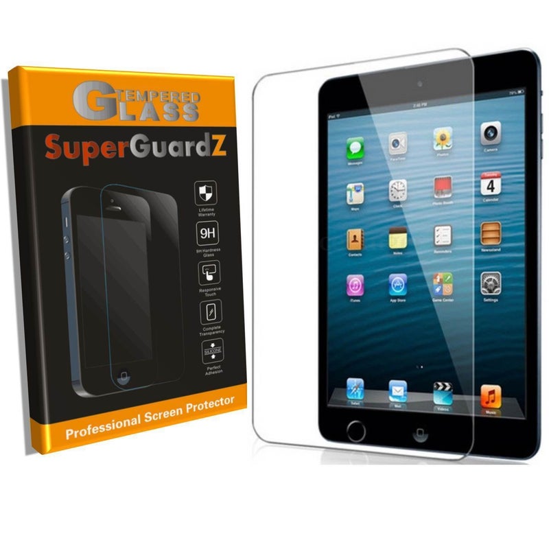 SuperGuardZ For iPad Mini 4 / iPad Mini 5 (2019) Screen Protector Tempered Glass [Anti-Glare Matte], Anti-Fingerprint, Anti-Bubble [Lifetime Replacement] - Image 1